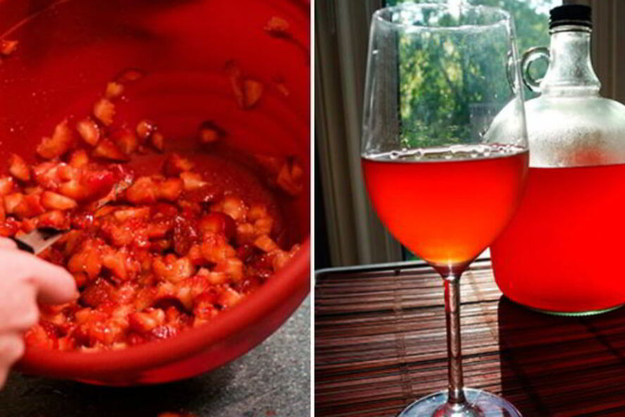 Рецепт домашнего вина из клубники