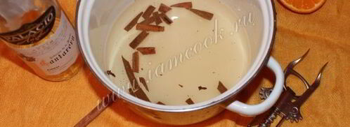 глинтвейн из белого вина. Шаг 3