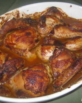 Израильский кофейный цыпленок