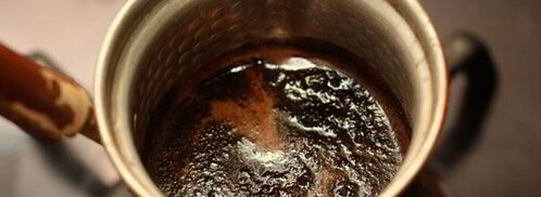 карамельный кофе в турке. Шаг 4