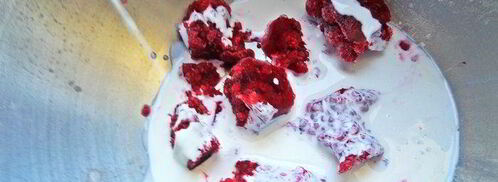 кофе с малиновыми сливками. Шаг 5