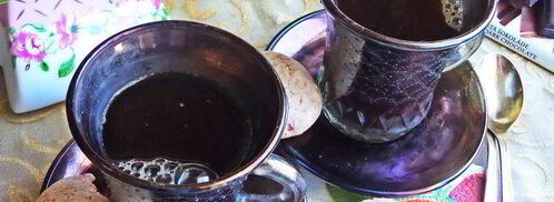 кофе с малиновыми сливками. Шаг 7