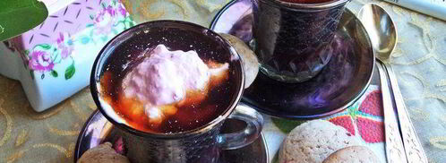 кофе с малиновыми сливками. Шаг 8