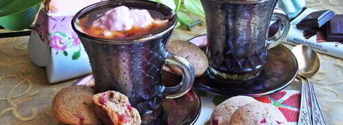 кофе с малиновыми сливками. Шаг 9