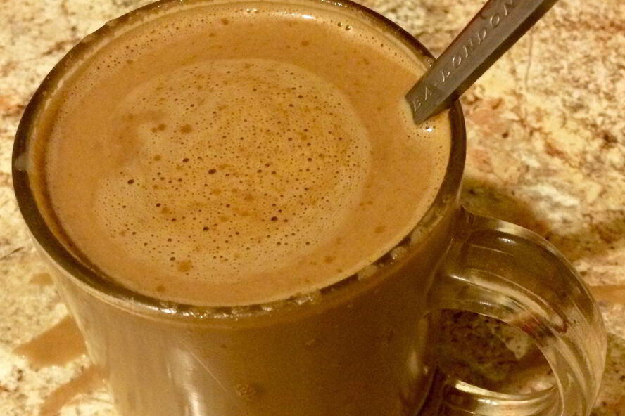 Рецепт кофе с шоколадом и сгущеным молоком