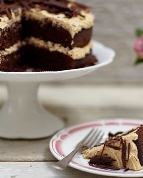 Пряный кофейно-шоколадный торт