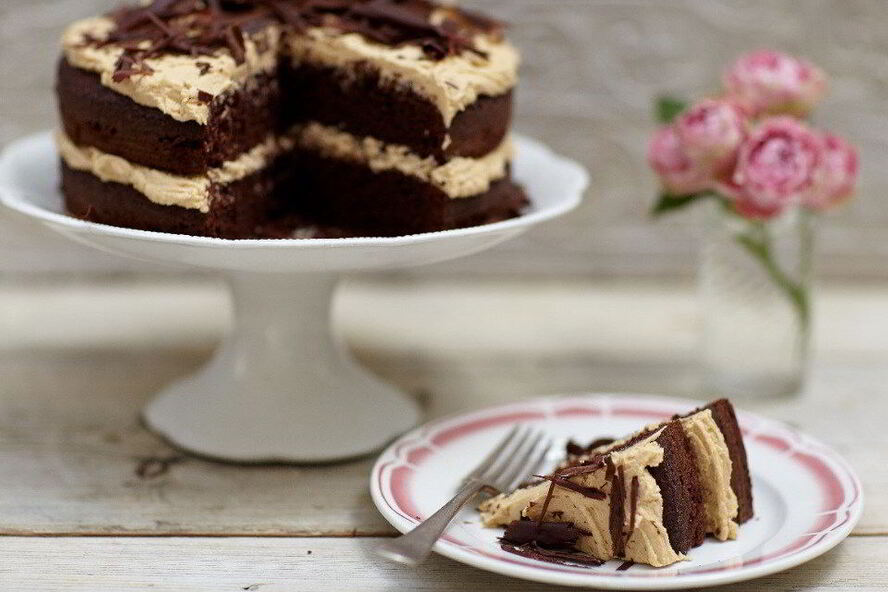 Рецепт пряного кофейно-шоколадного торт