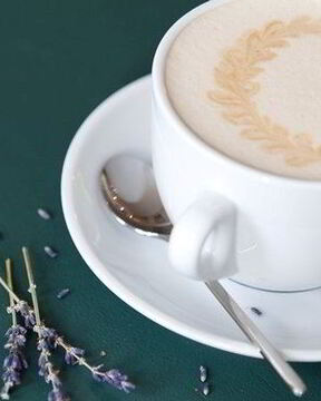 Раф-кофе с лавандой