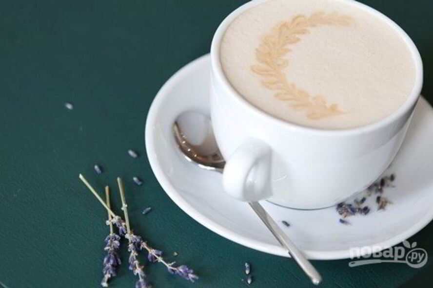 Рецепт рафа-кофе с лавандой