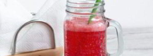 коктейль с шампанским и малиной. Шаг 3