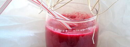 коктейль свекольно-томатный с сельдереем, базиликом и авокадо. Шаг 7