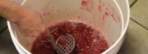 малиновое вино. Шаг 2