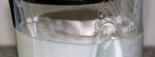 молочный коктейль в блендере. Шаг 4