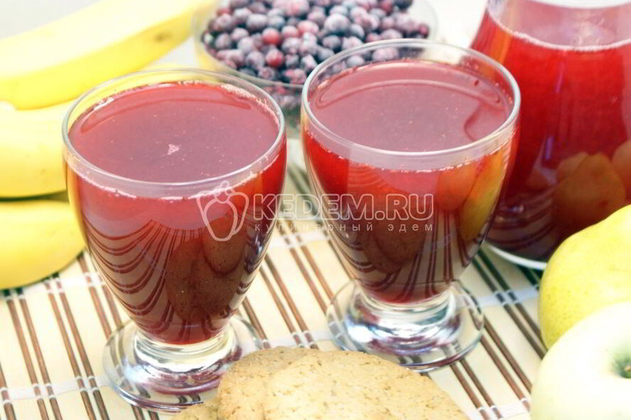 Рецепт брусничного морса