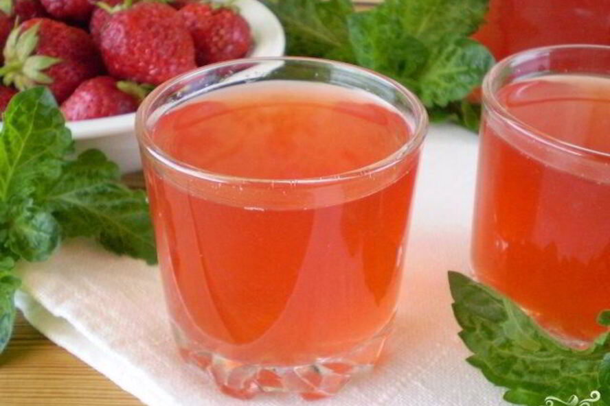 Рецепт клубничного морса