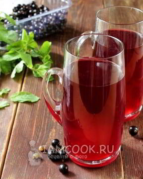 Морс из черной смородины