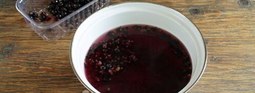 морс из черной смородины. Шаг 6