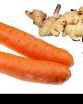 Полезный коктейль из овощей, имбиря и яблока