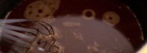 шоколадный сироп. Шаг 3