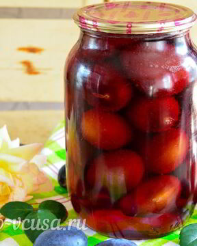 Сливы в сиропе на зиму