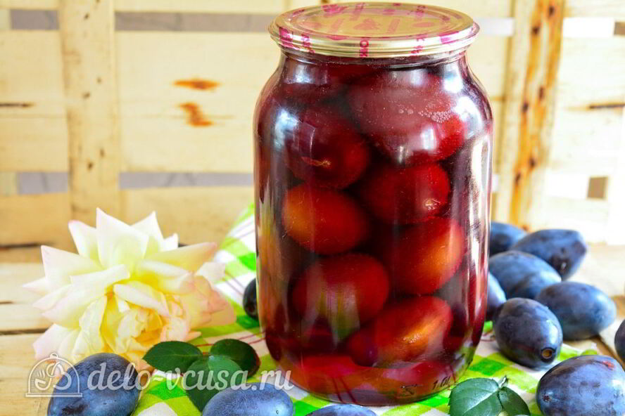Рецепт слив в сиропе на зиму