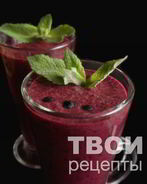 Чернично-банановый смузи