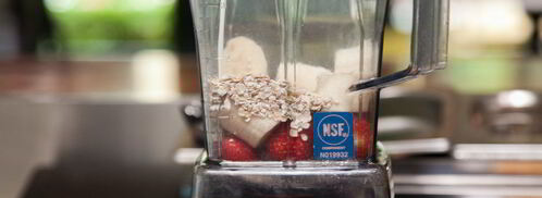 клубничный смузи с овсянкой. Шаг 4