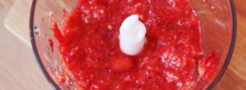 клубничный смузи. Шаг 2