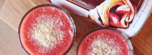 клубничный смузи. Шаг 5