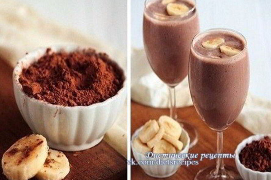 Рецепт кофейно-бананового смузи