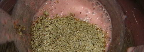 малиновый смузи-боул. Шаг 5