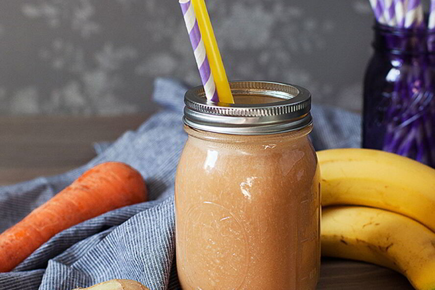 Рецепт морковна-имбирного смузи