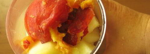 полосатый смузи. Шаг 2