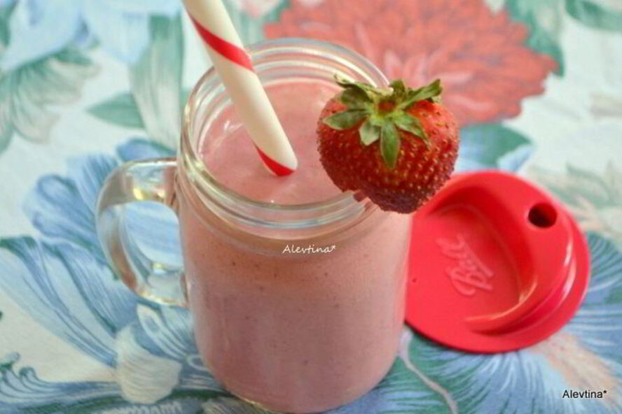 Рецепт розового смузи