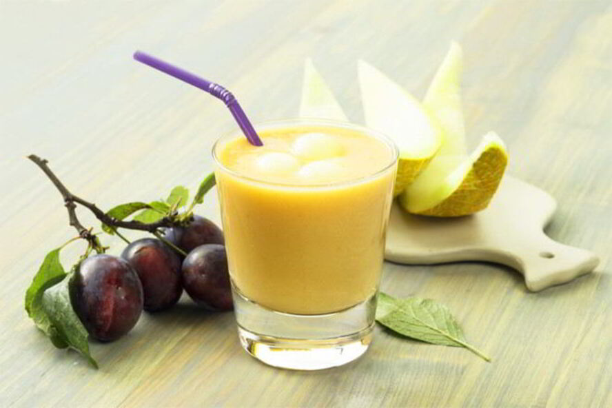 Рецепт смузей из дыни и сливы