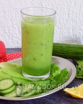Смузи из огурцов и сельдерея