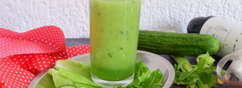 смузи из огурцов и сельдерея. Шаг 13