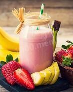 Смузи клубника банан