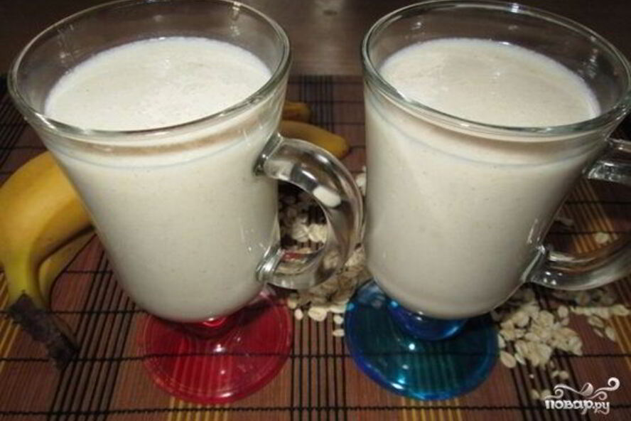Рецепт смузей с бананом и молоком