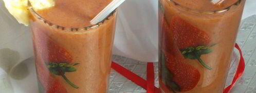 смузи с бананом и зеленым чаем. Шаг 7