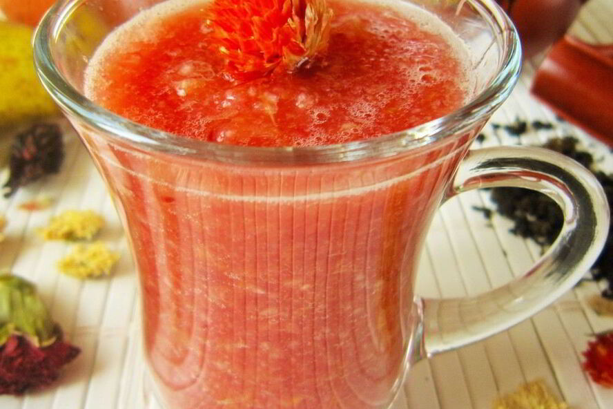 Рецепт смузей с грушей, апельсином и зеленым чаем