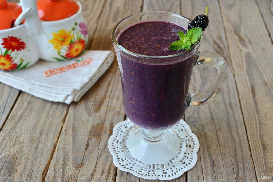 Рецепт смузей с шелковицей