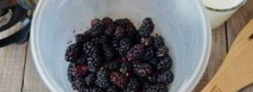 смузи с шелковицей. Шаг 2