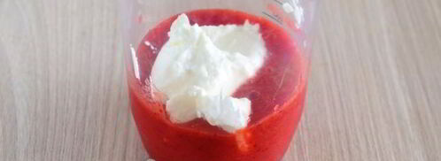 смузи с замороженной клубникой. Шаг 6