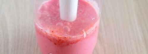 смузи с замороженной клубникой. Шаг 8