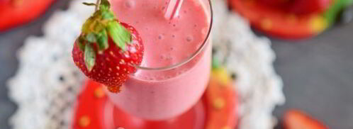 смузи с замороженной клубникой. Шаг 10