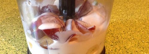 смузи со сливами и бананом сладкая парочка. Шаг 3