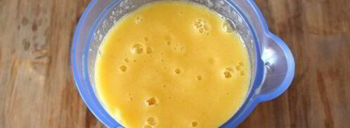 тропический смузи с консервированным манго и ананасом. Шаг 8