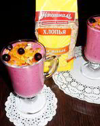 Ягодный смузи с овсяными хлопьями