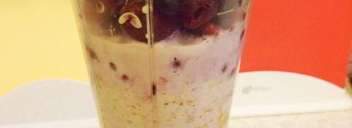 ягодный смузи с овсяными хлопьями. Шаг 2